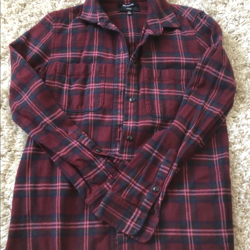 Madewell Flannel Classic Shirt in Plaid